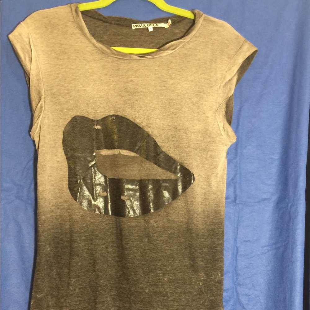 Pam&Gella Ombre Graphic Muscle Tank